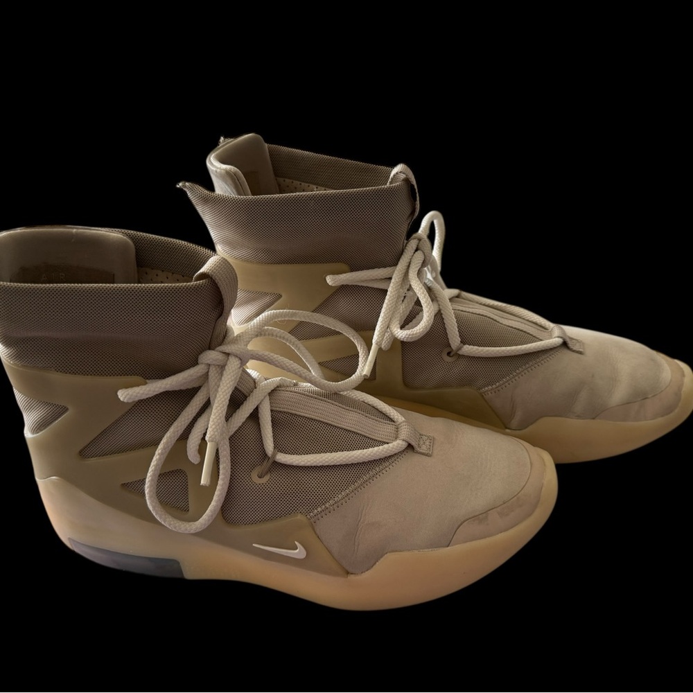 ❌SOLD❌Nike Air Fear Of God 1 Oatmeal MEN SIZE 10.5 Sneakers Boots High Tops